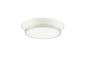 Matteo Lighting - M11201WHCH - LED Ceiling Mount - Jaxx - White + Chrome