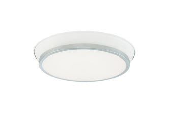 Matteo Lighting - M11202WHCH - LED Ceiling Mount - JAXX - White + Chrome