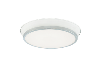 Matteo Lighting - M11202WHCH - LED Ceiling Mount - Jaxx - White + Chrome