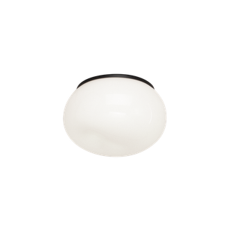 Matteo Lighting - M14001BKOP - One Light Flush Mount - GELASIN - Black