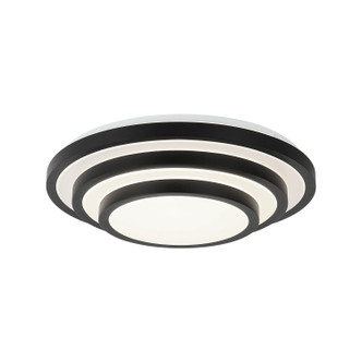 Matteo Lighting - M18919MB - One Light Flush Mount - Helix - Matte Black
