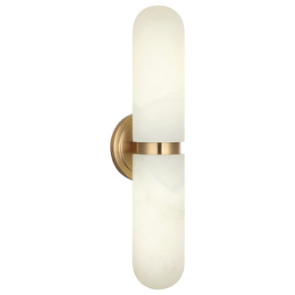 Matteo Lighting - S01912AG - Two Light Wall Sconce - Capsula - Aged Gold Brass