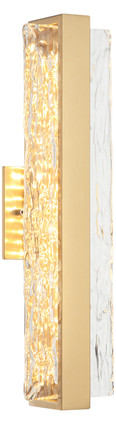 Matteo Lighting - S02018AG - LED Vanity - Niagara - Aged Gold Brass