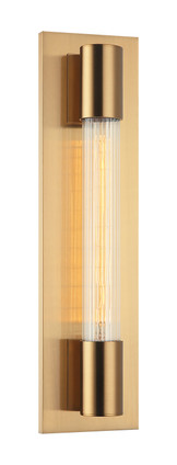 Matteo Lighting - S02401AG - One Light Wall Sconce - Riely - Aged Gold Brass
