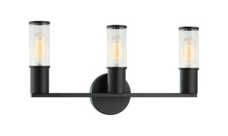 Matteo Lighting - S02803MB - Three Light Wall Sconce - Klarice - Matte Black