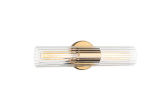 Matteo Lighting - S05401AG - Two Light Wall Sconce - Odette - Aged Gold Brass