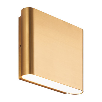 Matteo Lighting - S06506AG - LED Outdoor Lantern - BECKETT - Aged Gold Brass