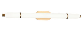 Matteo Lighting - S10436AG - LED Vanity - Finnegan - Aged Gold Brass