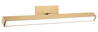 Matteo Lighting - S12924AG - LED Wall Sconce - PARALLEL - Aged Gold Brass