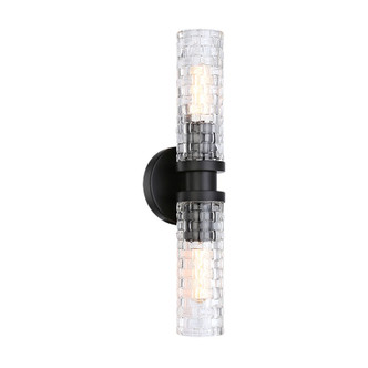 WEAVER Two Light Wall Sconce (W32112BK)