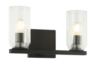 Matteo Lighting - W34002MB - Two Light Wall Sconce - WESTLOCK - Matte Black