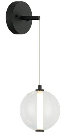 Matteo Lighting - W69601MBCL - LED Wall Sconce - BELANGE - Matte Black