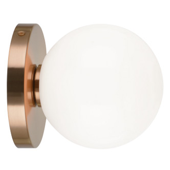 Matteo Lighting - WX06001AGOP - One Light Wall Sconce/Ceiling Mount - Cosmo - Aged Gold Brass