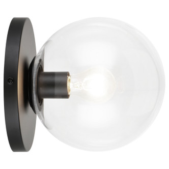 Matteo Lighting - WX06011BKCL - One Light Wall Sconce/Ceiling Mount - Cosmo - Black