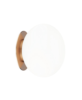 Matteo Lighting - WX12101AGOP - One Light Wall Sconce/Ceiling Mount - Mayu - Aged Gold Brass