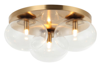 Matteo Lighting - X38103AG - LED Ceiling Mount - BULBUS - Aged Gold Brass