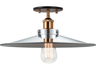 Matteo Lighting - X46113AGCH - One Light Flush Mount - BULSTRODE'S WORKSHOP - Aged Gold Brass