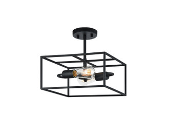 Matteo Lighting - X71642RB - Two Light Flush Mount - CANDID - Rusty Black