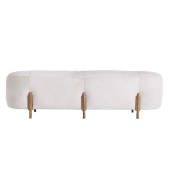 Arteriors - 2050 - Bench - Justin - White