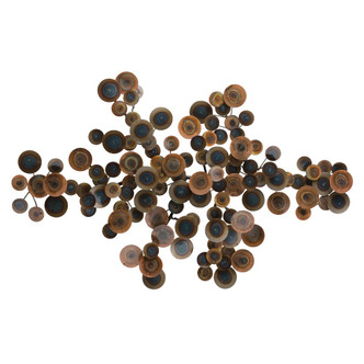 Arteriors - 3052 - Wall Sculpture - Rizzo - Rusted Burnt Iron