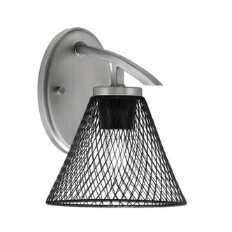 Toltec Lighting - 3720-GP-805-MB - One Light Wall Sconce - Kurve - Graphite