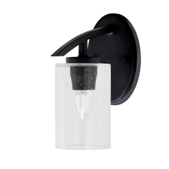 Toltec Lighting - 3720-MB-300 - One Light Wall Sconce - Kurve - Matte Black