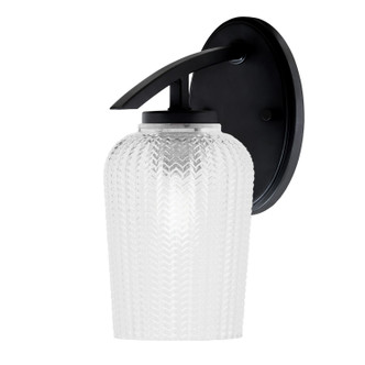 Toltec Lighting - 3720-MB-4250 - One Light Wall Sconce - Kurve - Matte Black