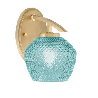 Toltec Lighting - 3720-NAB-4625 - One Light Wall Sconce - Kurve - New Age Brass