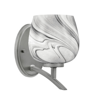 Toltec Lighting - 3721-GP-4819 - One Light Wall Sconce - Kurve - Graphite