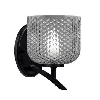 Toltec Lighting - 3721-MB-4612 - One Light Wall Sconce - Kurve - Matte Black