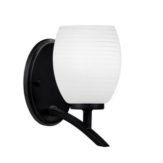 Toltec Lighting - 3721-MB-615 - One Light Wall Sconce - Kurve - Matte Black
