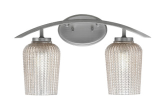 Toltec Lighting - 3722-GP-4253 - Two Light Bath Bar - Kurve - Graphite