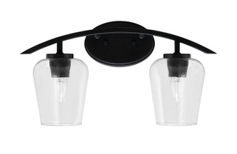 Toltec Lighting - 3722-MB-210 - Two Light Bath Bar - Kurve - Matte Black