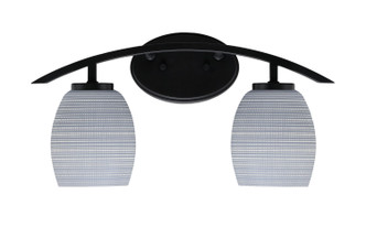 Toltec Lighting - 3722-MB-4022 - Two Light Bath Bar - Kurve - Matte Black