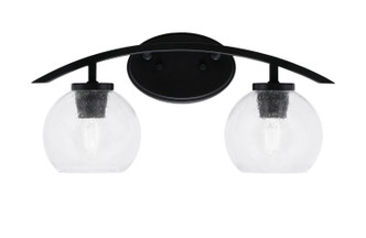 Toltec Lighting - 3722-MB-4100 - Two Light Bath Bar - Kurve - Matte Black
