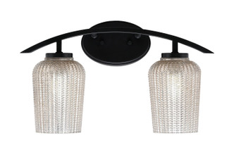 Toltec Lighting - 3722-MB-4253 - Two Light Bath Bar - Kurve - Matte Black