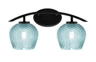 Toltec Lighting - 3722-MB-4605 - Two Light Bath Bar - Kurve - Matte Black