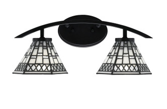 Toltec Lighting - 3722-MB-9105 - Two Light Bath Bar - Kurve - Matte Black