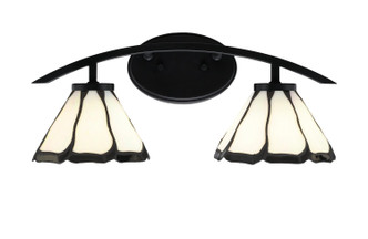 Toltec Lighting - 3722-MB-9125 - Two Light Bath Bar - Kurve - Matte Black