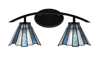 Toltec Lighting - 3722-MB-9325 - Two Light Bath Bar - Kurve - Matte Black