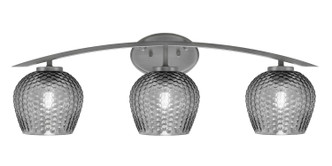 Toltec Lighting - 3723-GP-4602 - Three Light Bath Bar - Kurve - Graphite