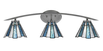 Toltec Lighting - 3723-GP-9325 - Three Light Bath Bar - Kurve - Graphite