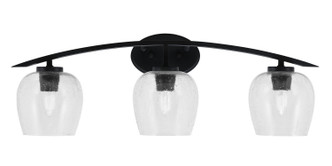 Toltec Lighting - 3723-MB-4810 - Three Light Bath Bar - Kurve - Matte Black