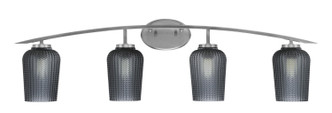 Toltec Lighting - 3724-GP-4252 - Four Light Bath Bar - Kurve - Graphite
