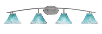 Toltec Lighting - 3724-GP-458 - Four Light Bath Bar - Kurve - Graphite