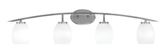 Toltec Lighting - 3724-GP-615 - Four Light Bath Bar - Kurve - Graphite
