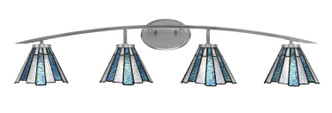 Toltec Lighting - 3724-GP-9325 - Four Light Bath Bar - Kurve - Graphite