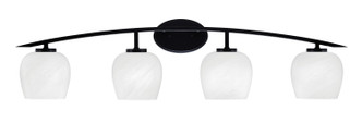 Toltec Lighting - 3724-MB-4811 - Four Light Bath Bar - Kurve - Matte Black