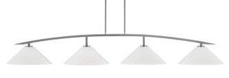 Toltec Lighting - 3734-GP-2161 - Four Light Bar - Kurve - Graphite