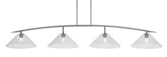 Toltec Lighting - 3734-GP-2162 - Four Light Bar - Kurve - Graphite
